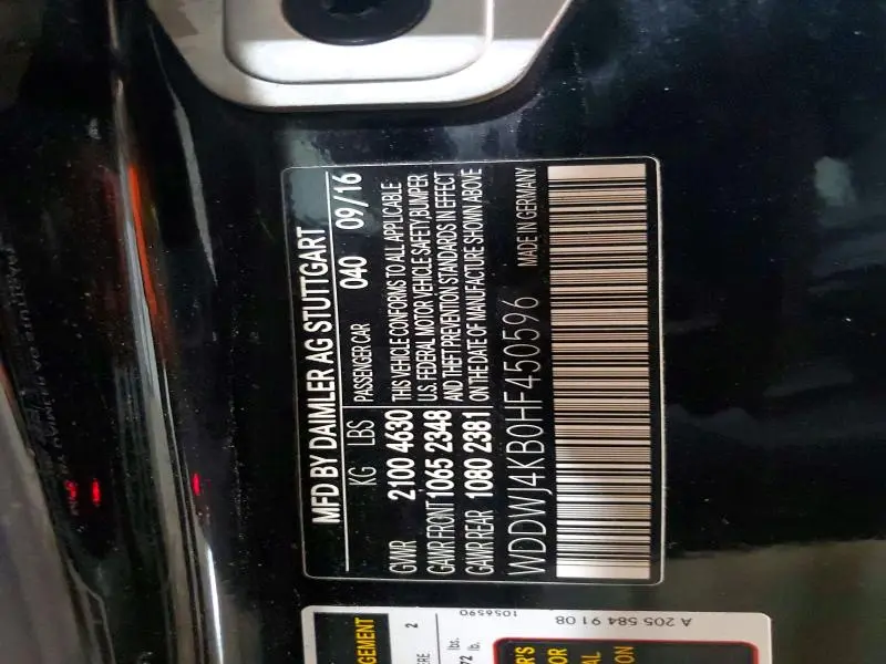 2017 MERCEDES-BENZ C 300 4MATIC  