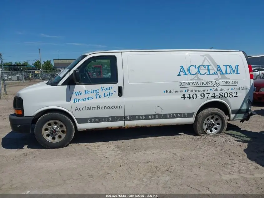 2012 GMC SAVANA 1500 WORK VAN