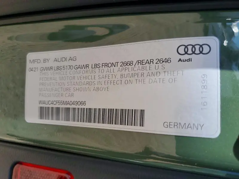 2021 AUDI S5 PREMIUM PLUS  