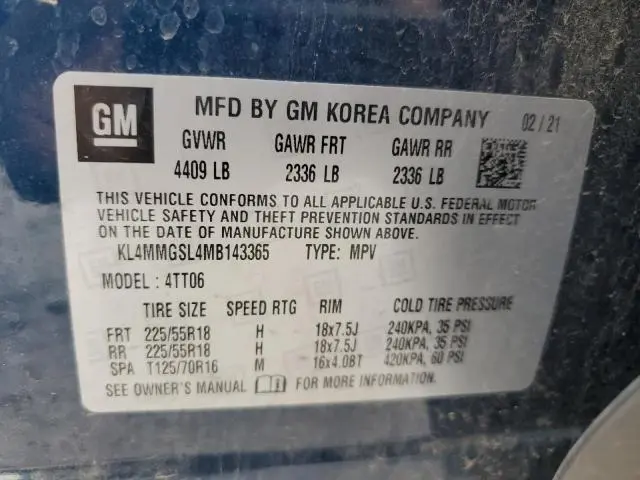 2021 BUICK ENCORE GX ESSENCE  