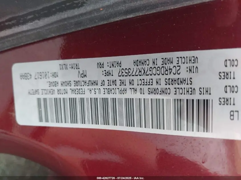 2019 DODGE GRAND CARAVAN SXT