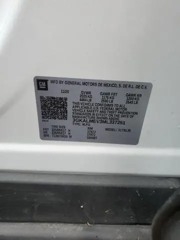 2021 GMC TERRAIN SLE  