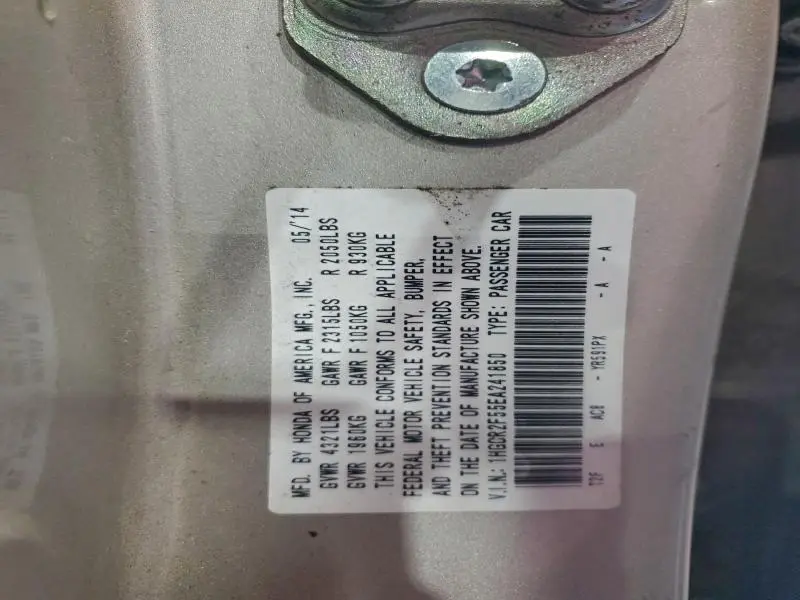 2014 HONDA ACCORD SPORT  