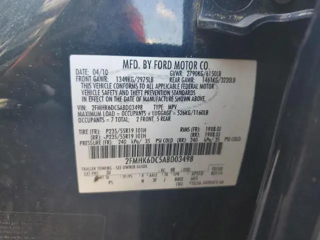 2010 FORD FLEX LIMITED  