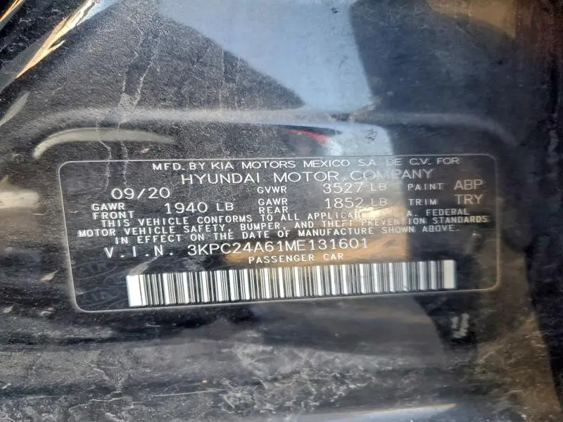 2021 HYUNDAI ACCENT SE  