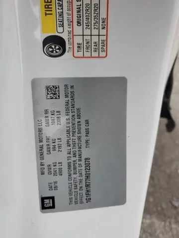 2017 CHEVROLET CAMARO SS  