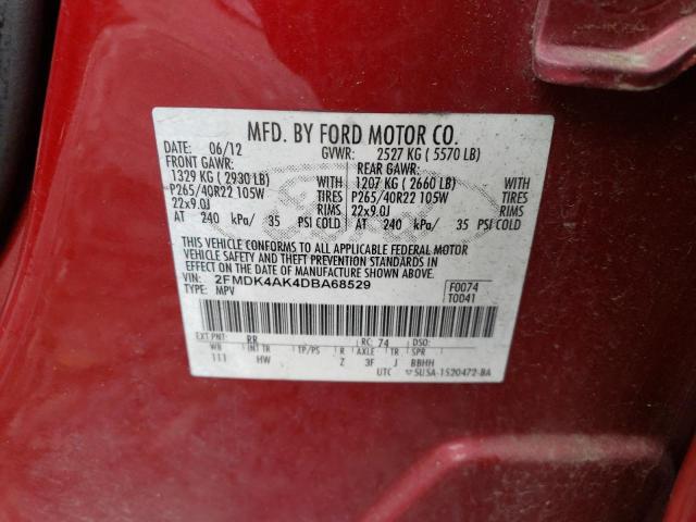 2013 FORD EDGE SPORT