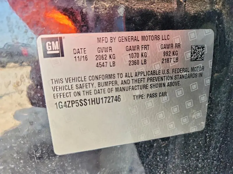 2017 BUICK LACROSSE ESSENCE  