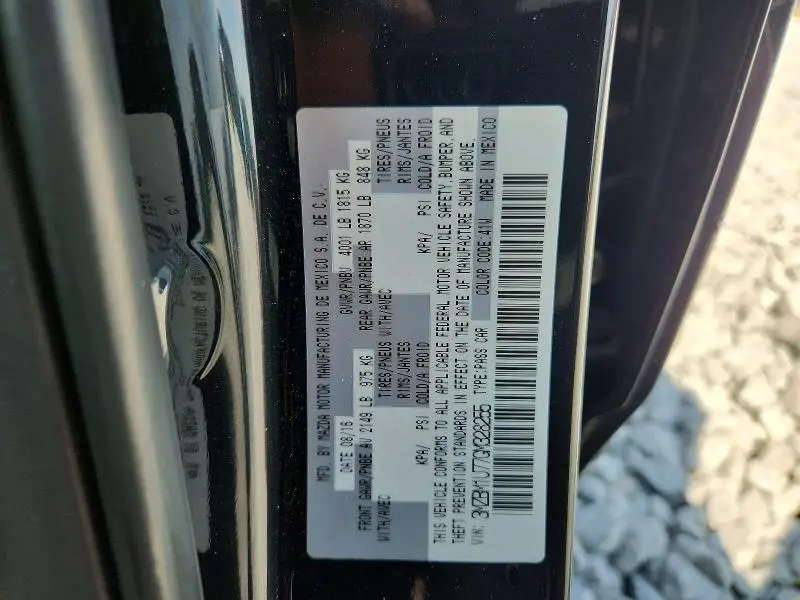 2016 MAZDA 3 SPORT  