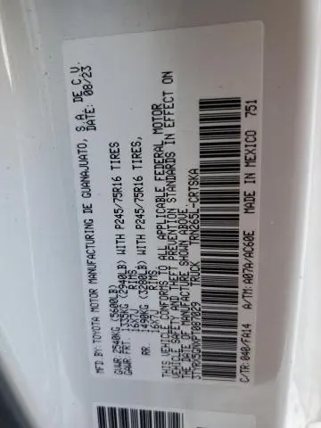 2023 TOYOTA TACOMA ACCESS CAB