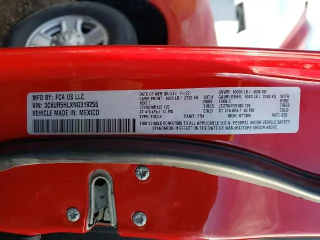2022 RAM 2500 TRADESMAN  