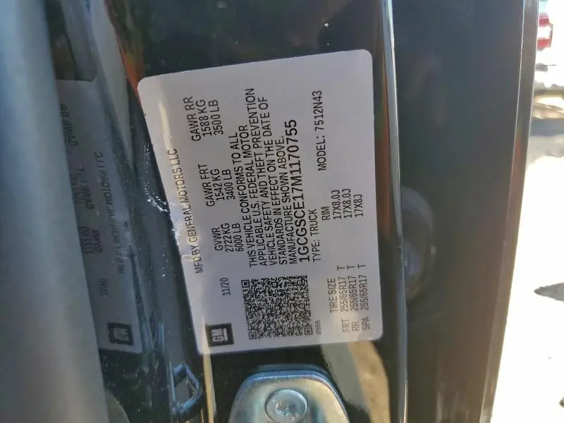 2021 CHEVROLET COLORADO LT  