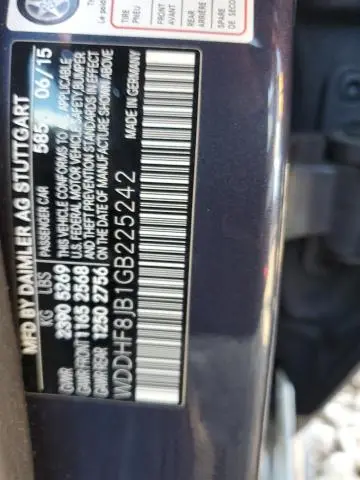 2016 MERCEDES-BENZ E 350 4MATIC  