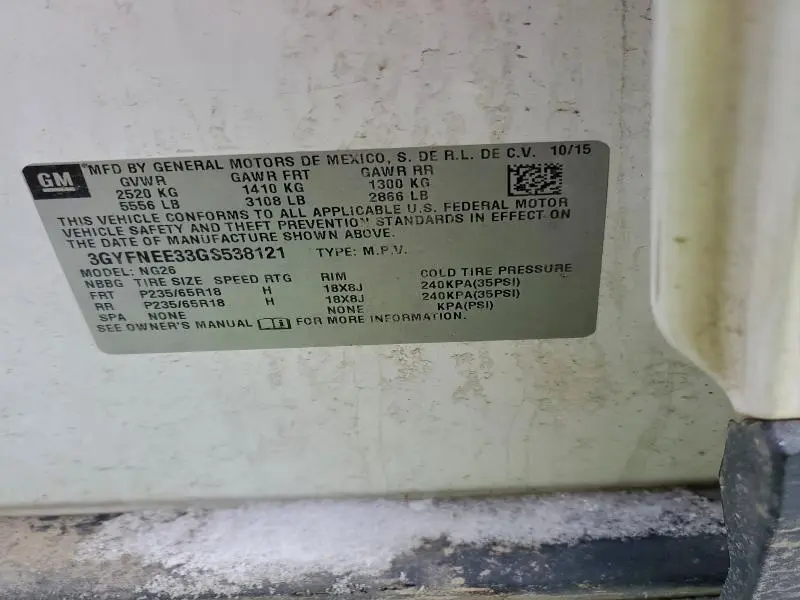 2016 CADILLAC SRX LUXURY COLLECTION  