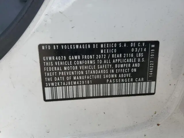 2014 VOLKSWAGEN JETTA BASE  