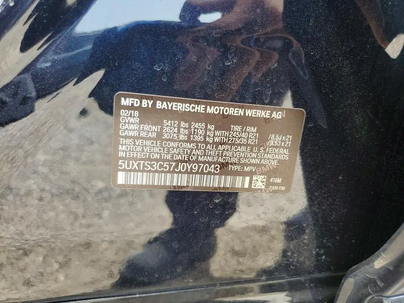 2018 BMW X3 XDRIVEM40I  