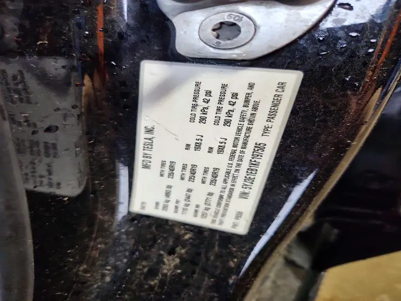 2019 TESLA MODEL 3   
