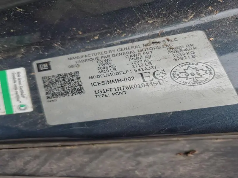 2019 CHEVROLET CAMARO SS  