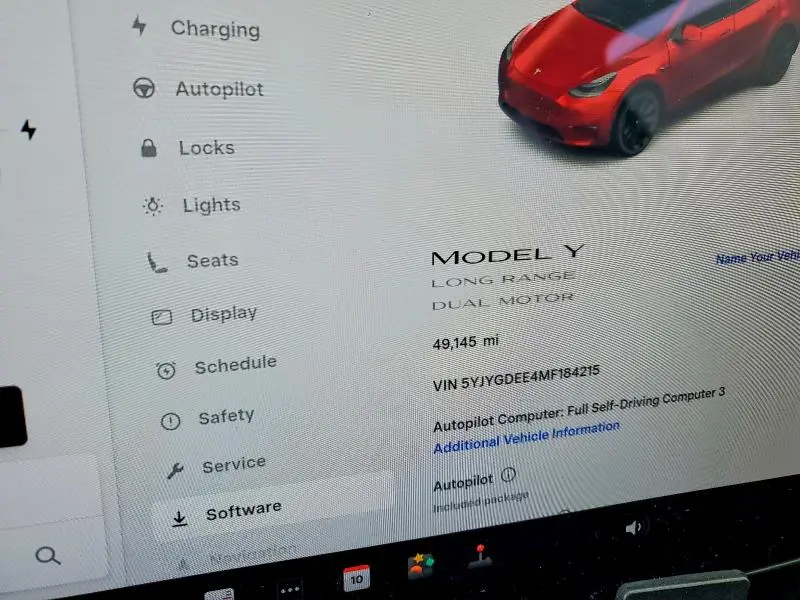 2021 TESLA MODEL Y   
