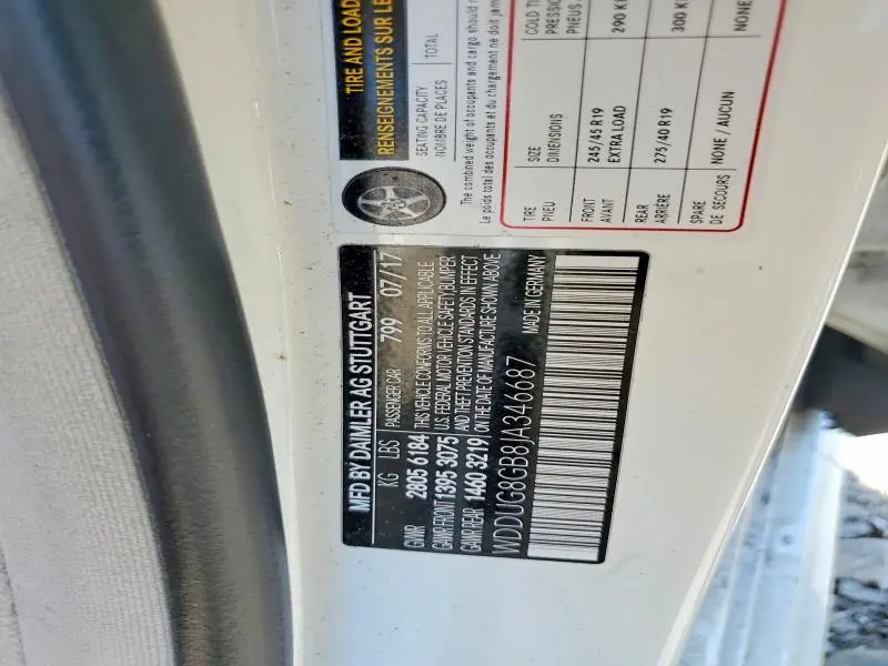 2018 MERCEDES-BENZ S 560 4MATIC  