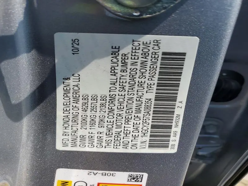2025 HONDA ACCORD HYBRID SPORT  