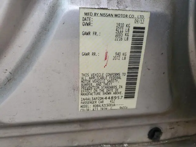 2013 NISSAN ALTIMA 2.5  