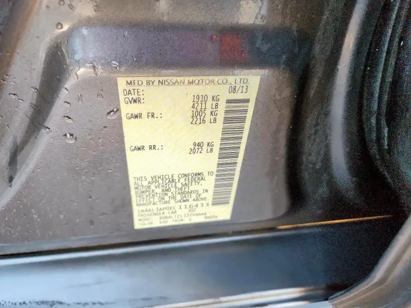 2014 NISSAN ALTIMA 2.5  