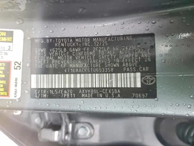 2026 TOYOTA CAMRY XSE  