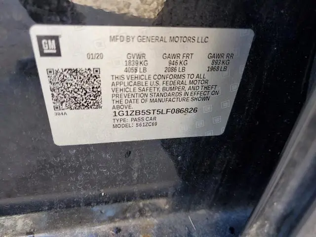 2020 CHEVROLET MALIBU LS  