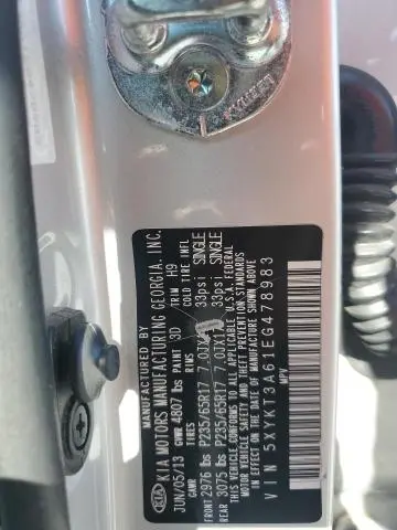 2014 KIA SORENTO LX  