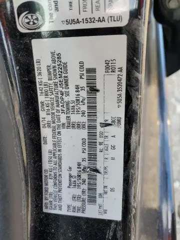 2014 FORD FIESTA TITANIUM  