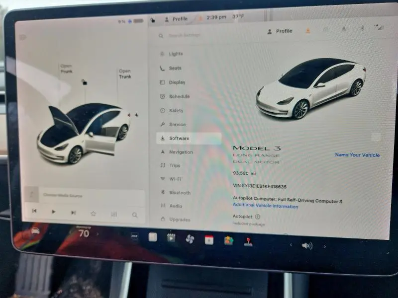 2019 TESLA MODEL 3   