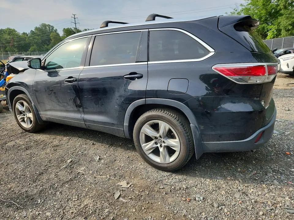 2016 TOYOTA HIGHLANDER LIMITED PLATINUM  