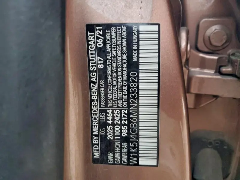 2021 MERCEDES-BENZ CLA 250  