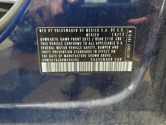 2013 VOLKSWAGEN JETTA BASE  