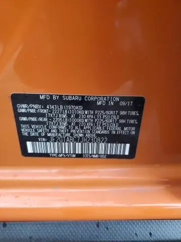 2018 SUBARU CROSSTREK PREMIUM  