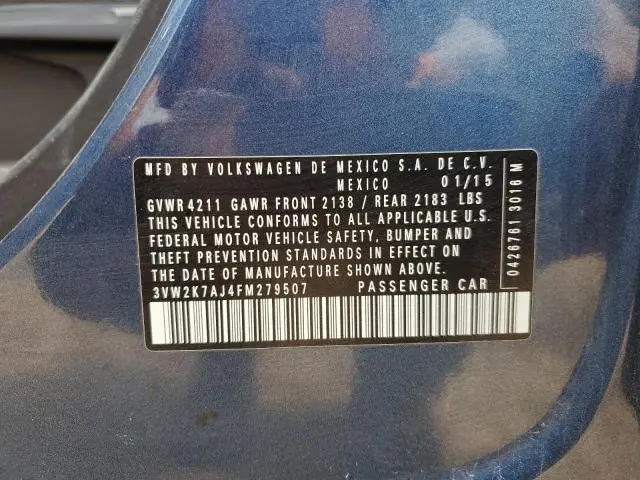 2015 VOLKSWAGEN JETTA BASE