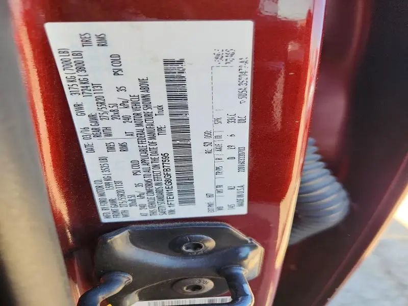 2016 FORD F150 SUPERCREW  
