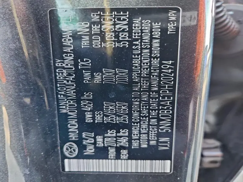 2023 HYUNDAI TUCSON SEL  