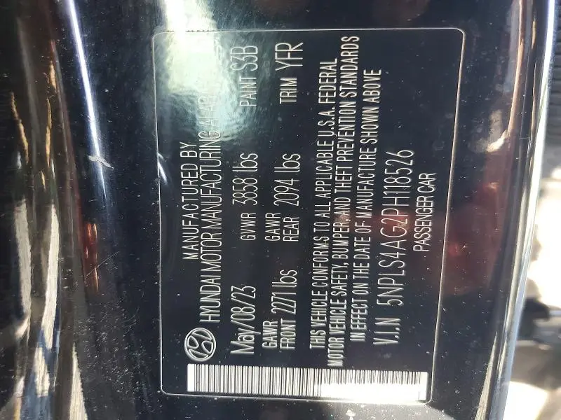 2023 HYUNDAI ELANTRA SEL  