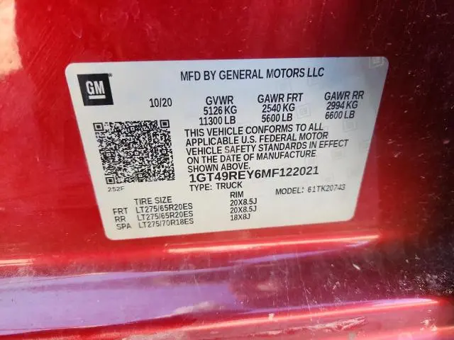 2021 GMC SIERRA K2500 DENALI  