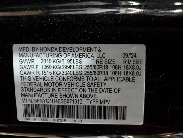 2025 HONDA PILOT EXL  