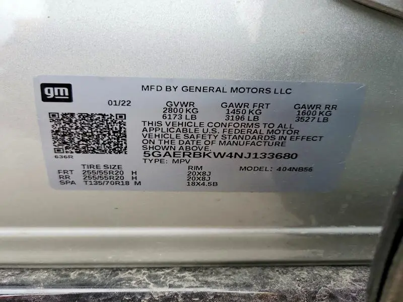 2022 BUICK ENCLAVE ESSENCE  