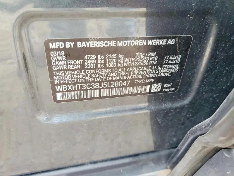2018 BMW X1 XDRIVE28I  