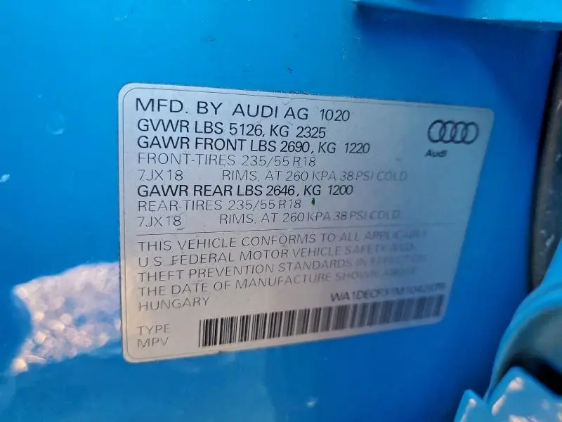 2021 AUDI Q3 PREMIUM S LINE 45  