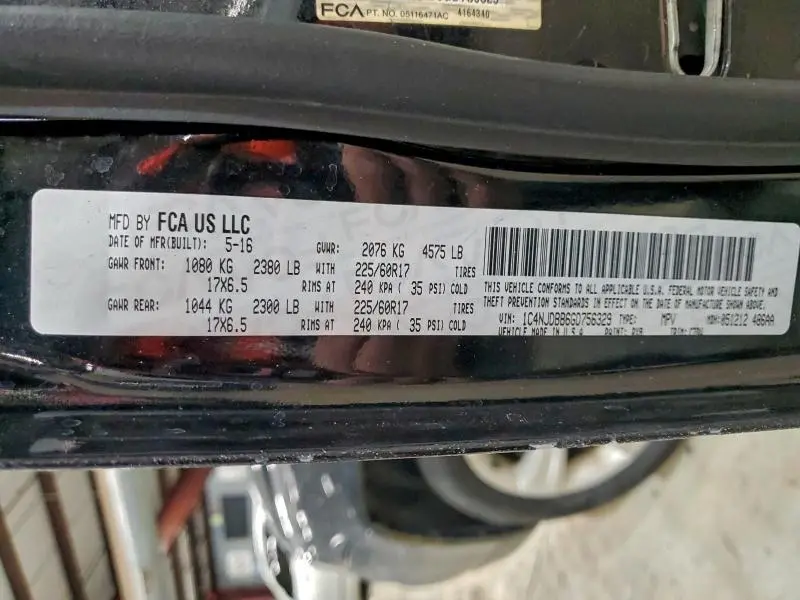 2016 JEEP COMPASS SPORT  