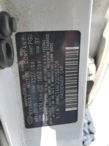2016 HYUNDAI ACCENT SE  