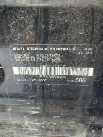 2015 MITSUBISHI LANCER SE  