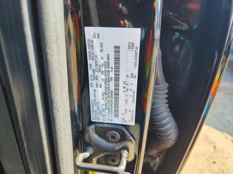 2016 FORD F150 SUPERCREW  