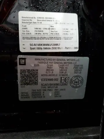 2021 BUICK ENCLAVE PREMIUM  